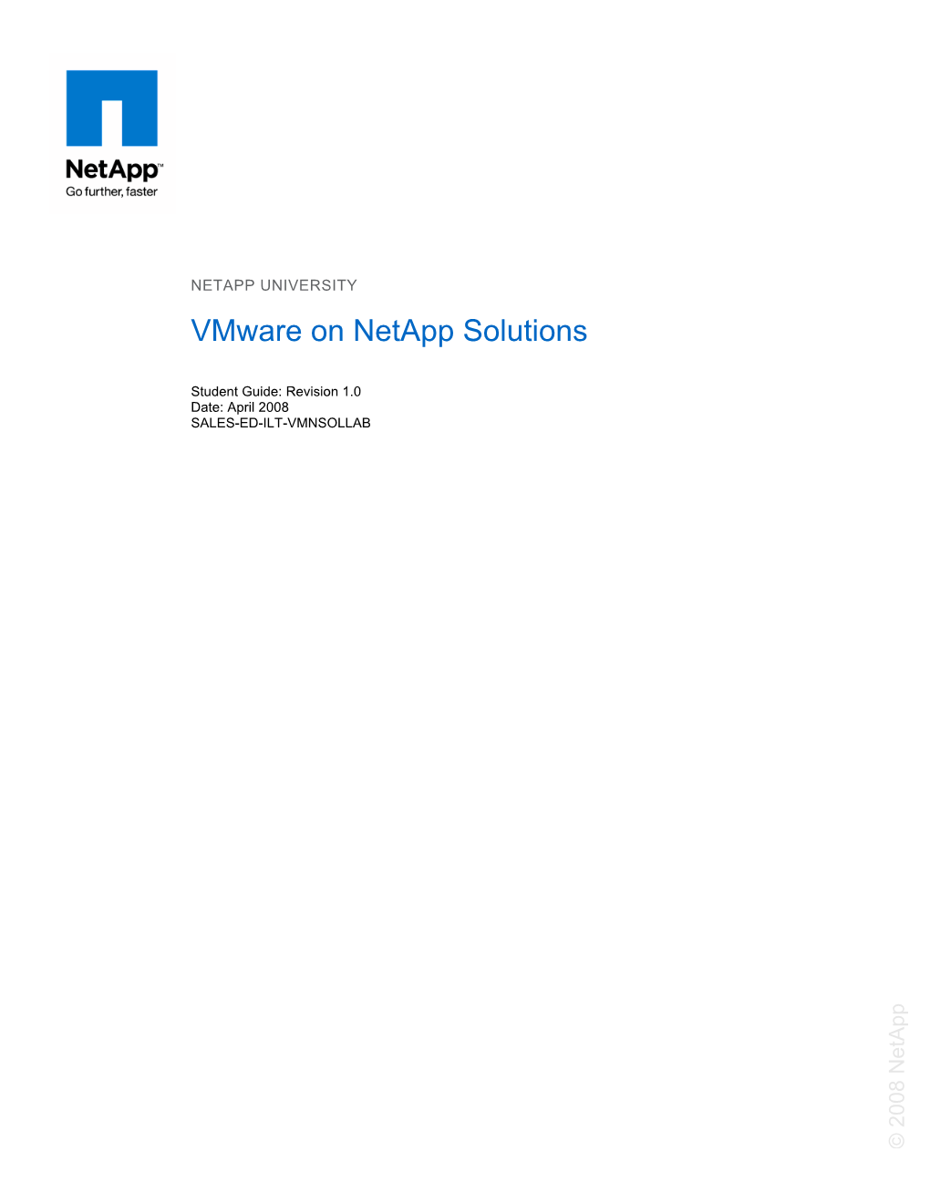 Vmware on Netapp Solutions