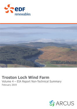 Troston Loch Wind Farm Volume 4 – EIA Report Non-Technical Summary February 2019