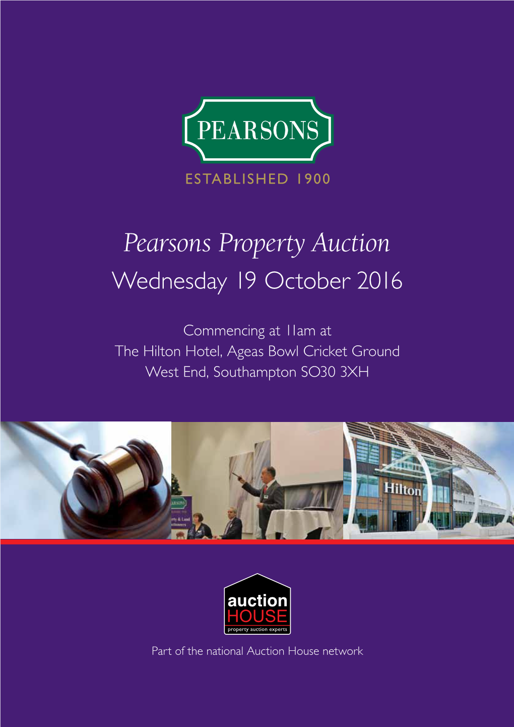 Pearsons Property Auction Wednesday 19 October 2016