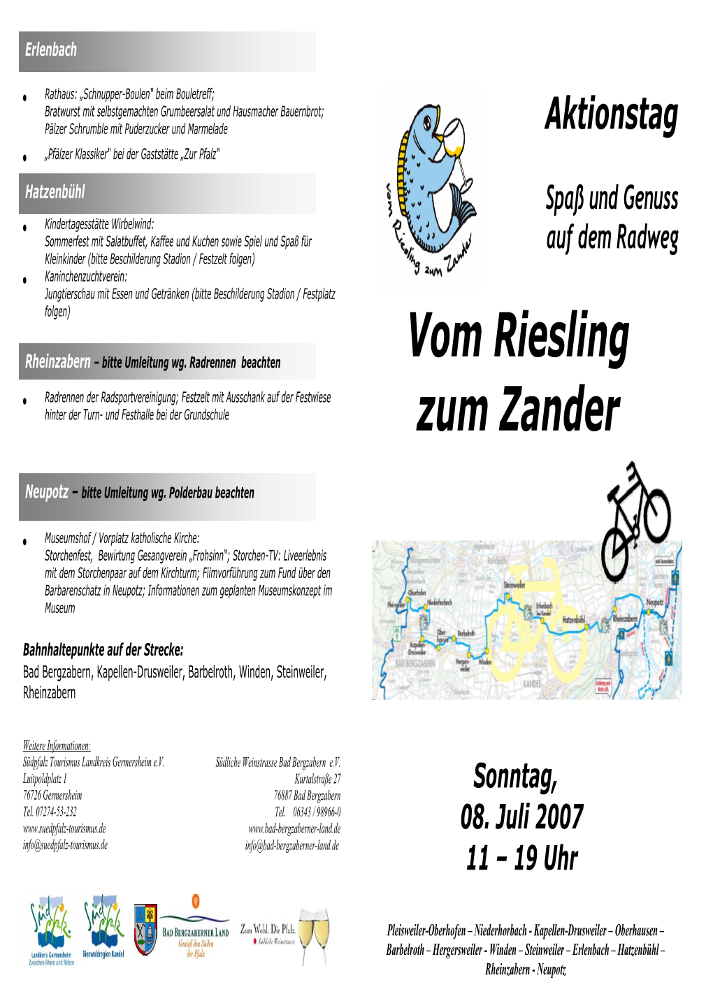 Vom Riesling Zum Zander