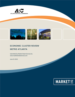 Economic Cluster Review Metro Atlanta