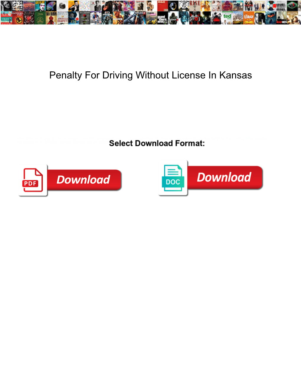 Penalty for Driving Without License in Kansas