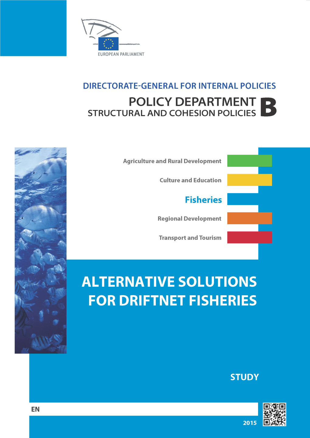 Alternative Solutions for Driftnet Fisheries