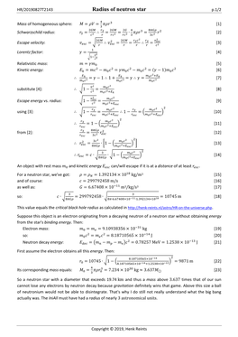 Radius of Neutron Star P.1/2