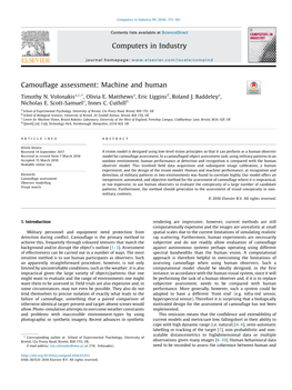 Camouflage Assessment: Machine and Human