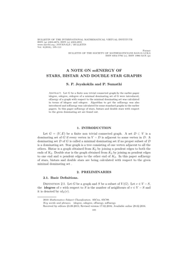 A Note on Soenergy of Stars, Bi-Stars and Double Star Graphs