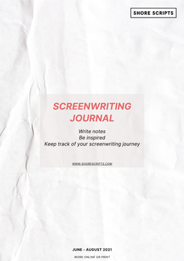 Screenwriting Journal