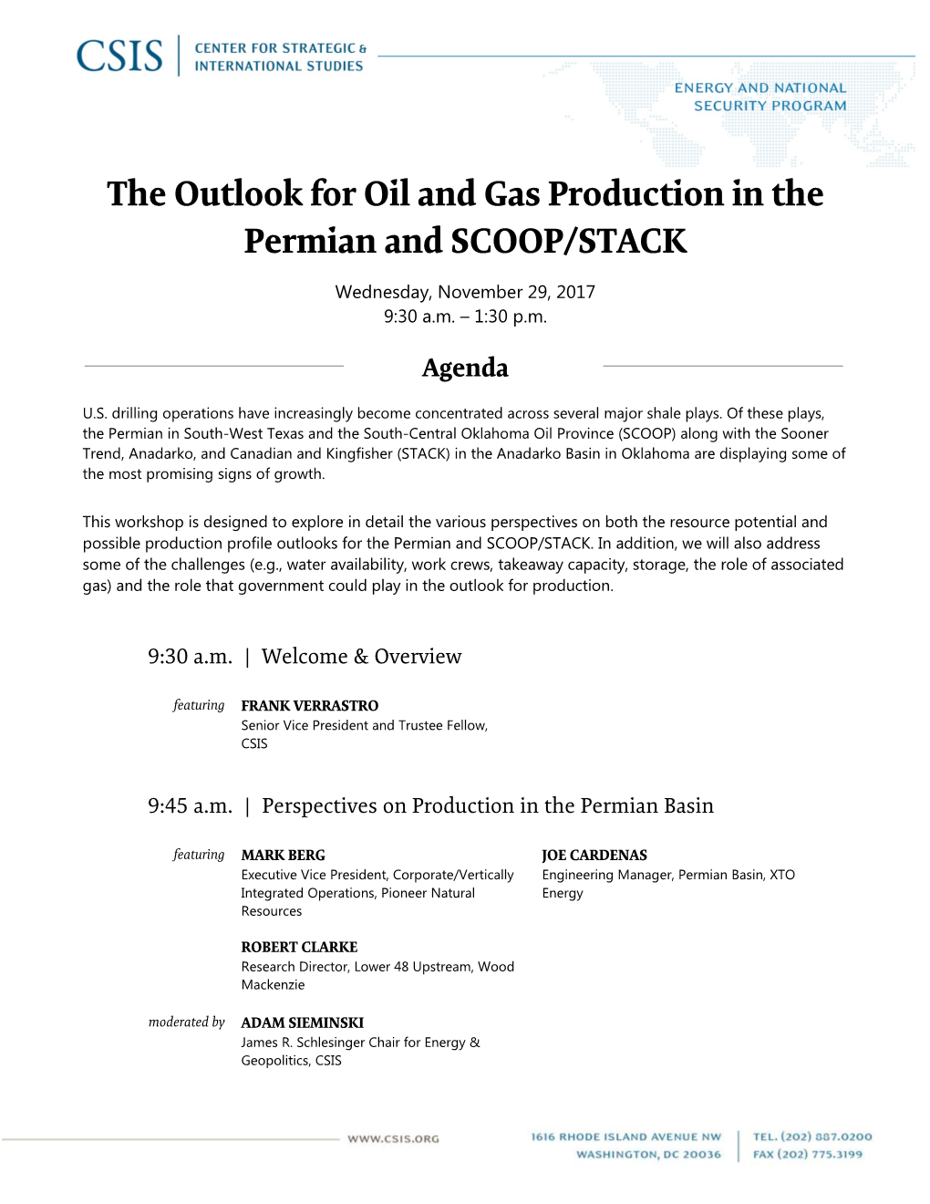 The Outlook for Oil and Gas Production in the Permian and SCOOP/STACK