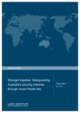 Stronger Together: Safeguarding Australia's Security Interests Through