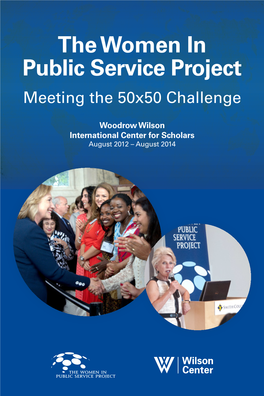 The Women in Public Service Project Meeting the 50X50 Challenge