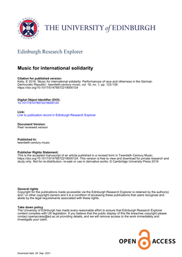 Edinburgh Research Explorer