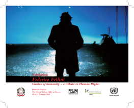 Federico Fellini Genius of Humanity - a Tribute to Human Rights