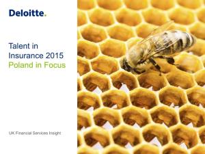 Talent in Insurance 2015 Poland in Focus