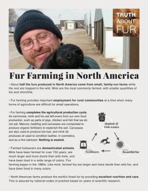 Fur Farming in North America