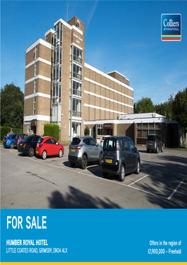 For Sale Humber Royal Hotel