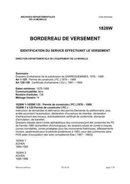 DDE Moselle – Permis De Construire, Certificats D'urbanisme