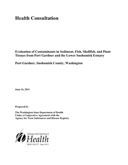 Port Gardner and Lower Snohomish Estuary, Everett, Evaluation Of