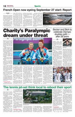 Charity's Paralympic Dream Under Threat