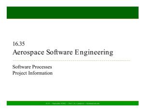 16.35 Aerospace Software Engineering