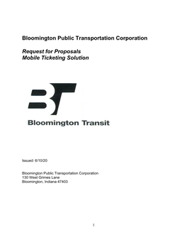 Bloomington Public Transportation Corporation