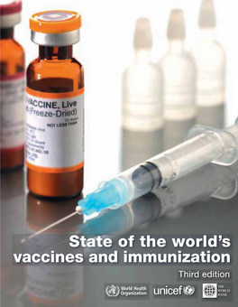 State of the World's Vaccines and Immunization