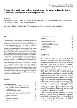 Checklist of the Anostraca