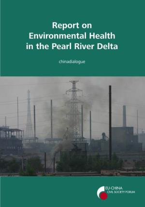 Report on Environmental Health in the Pearl River Delta