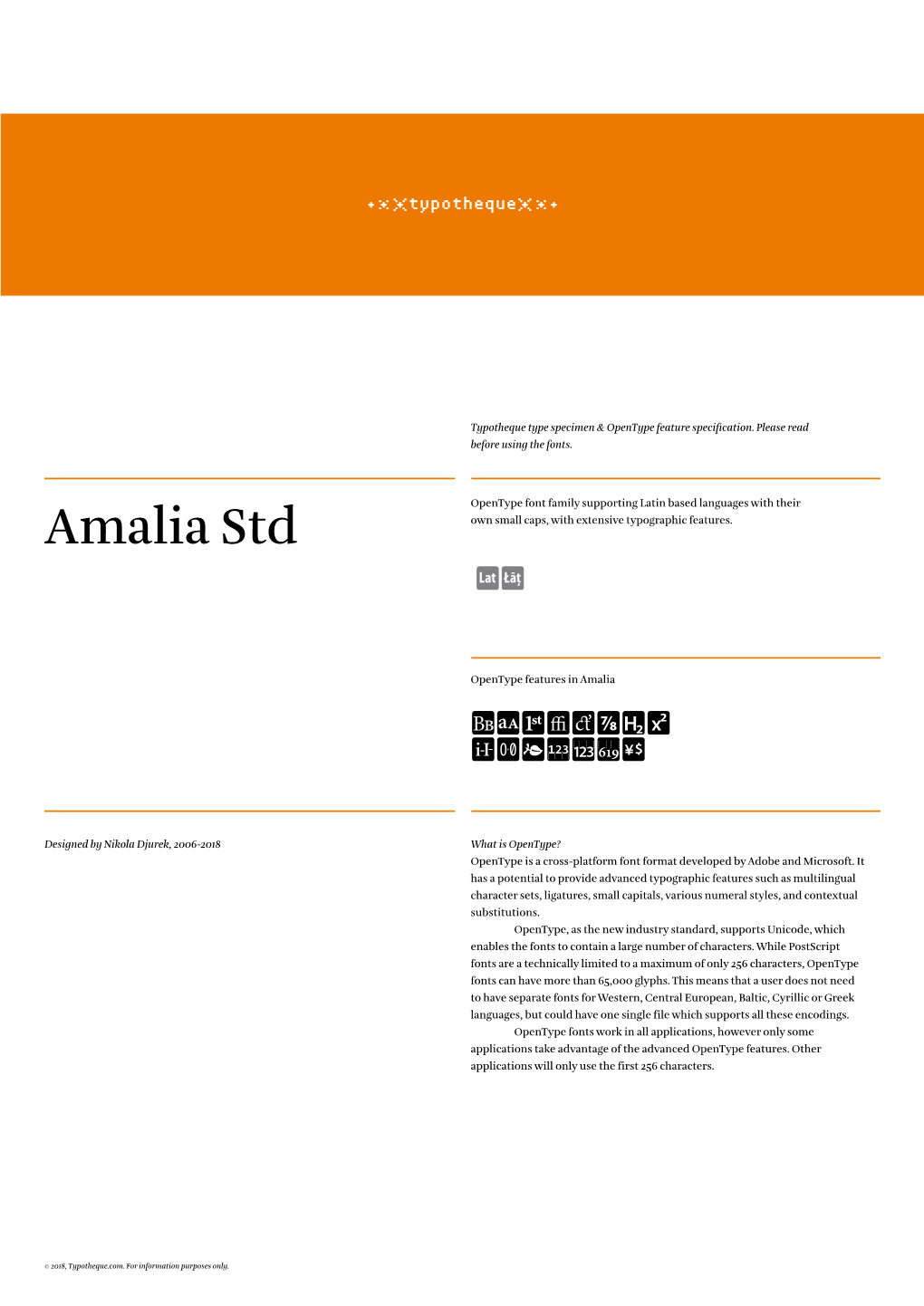 Typotheque Amalia Font Fmaily