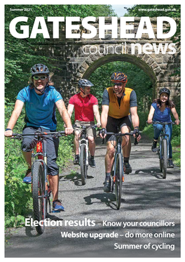 Election Results – Know Your Councillors Website Upgrade – Do More Online Summer of Cycling Dear Resident