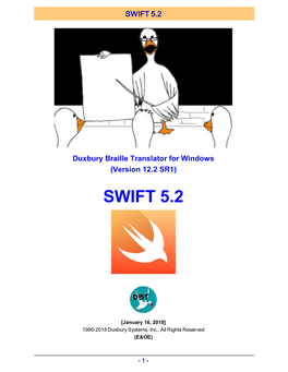 Documentation on SWIFT
