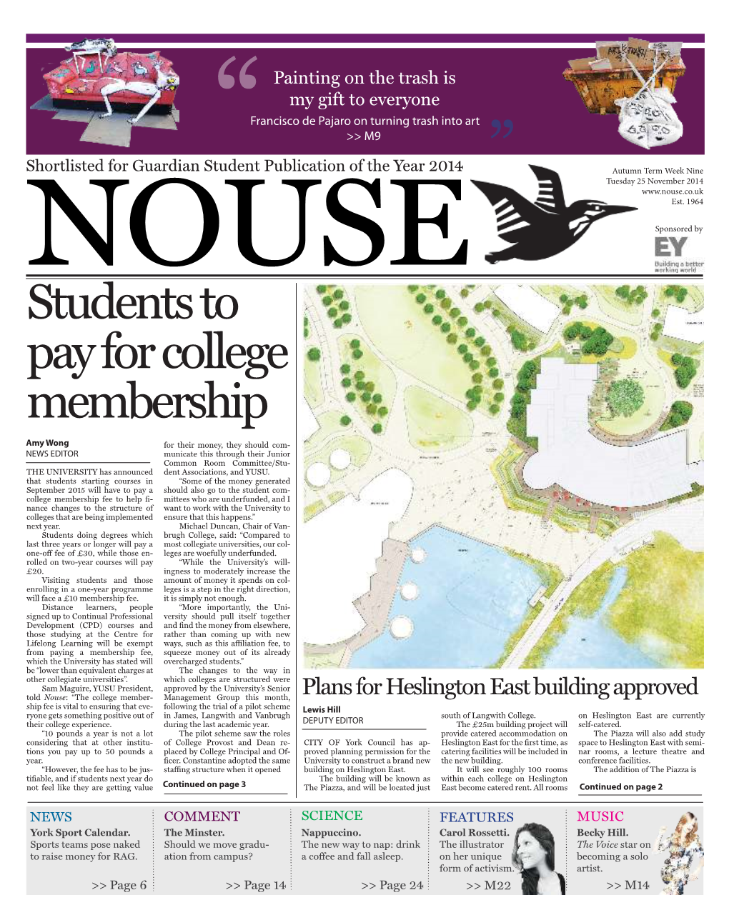 Students to Pay for College Membership