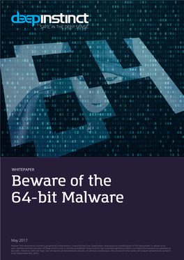 Beware of the 64-Bit Malware