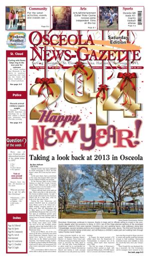 Taking a Look Back at 2013 in Osceola
