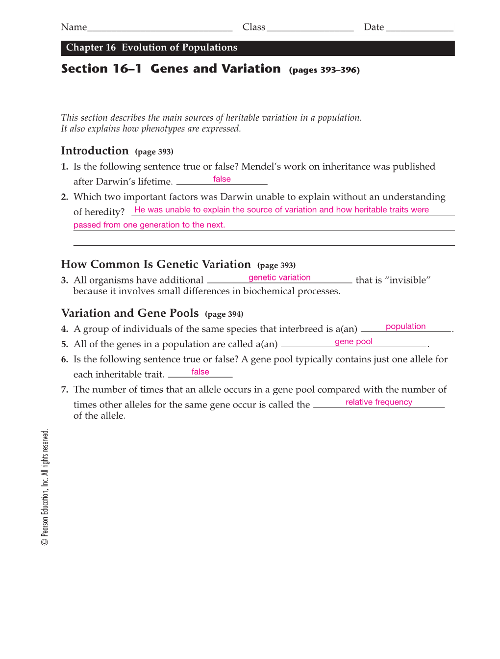 section-16-1-genes-and-variation-pages-393-396-docslib