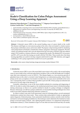 Kudo's Classification for Colon Polyps Assessment Using a Deep Learning Approach