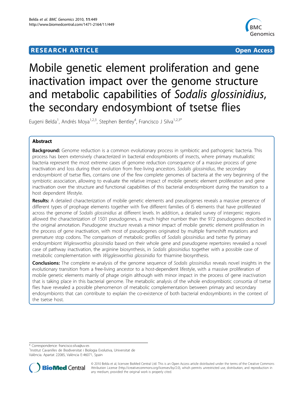 Mobile Genetic Element Proliferation and Gene Inactivation Impact Over