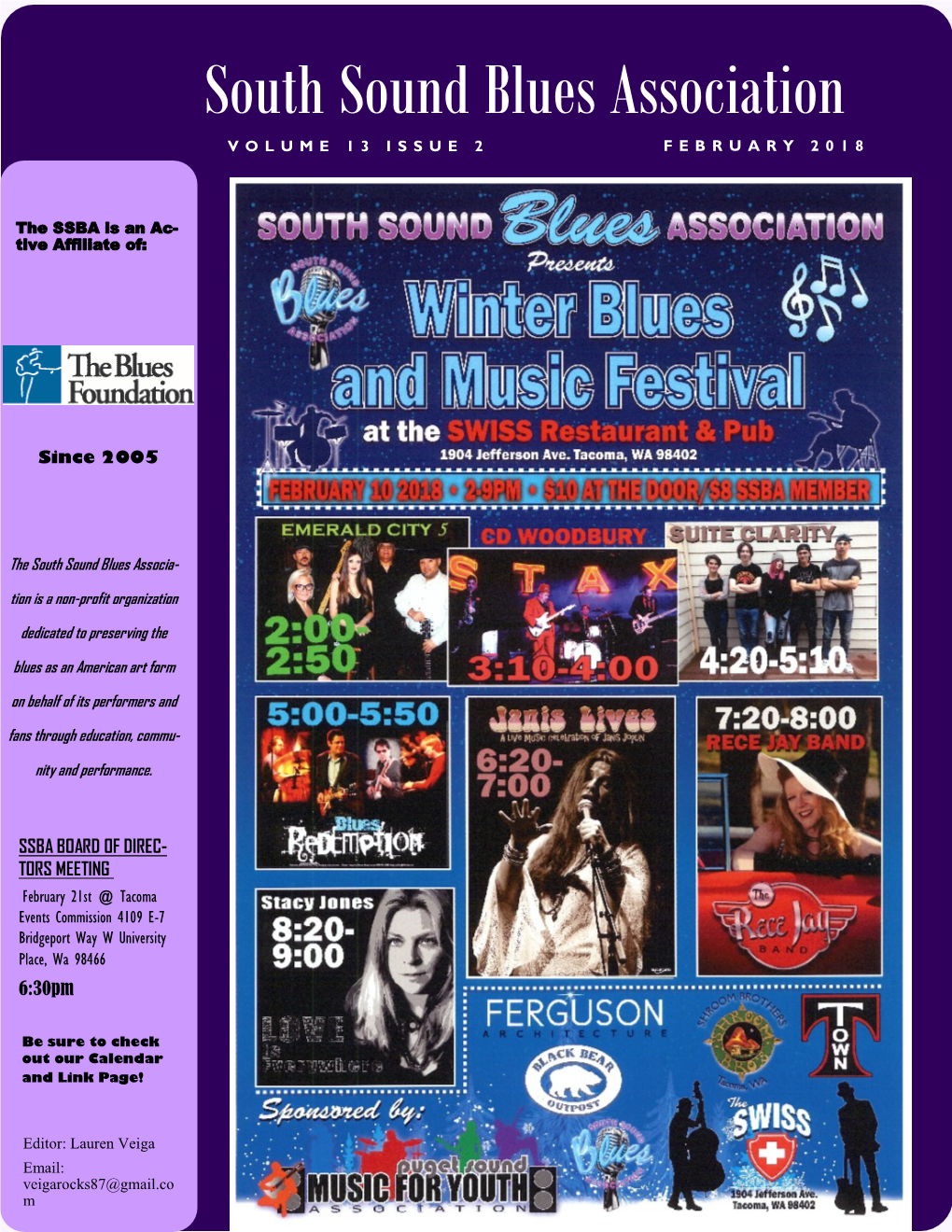 South Sound Blues News