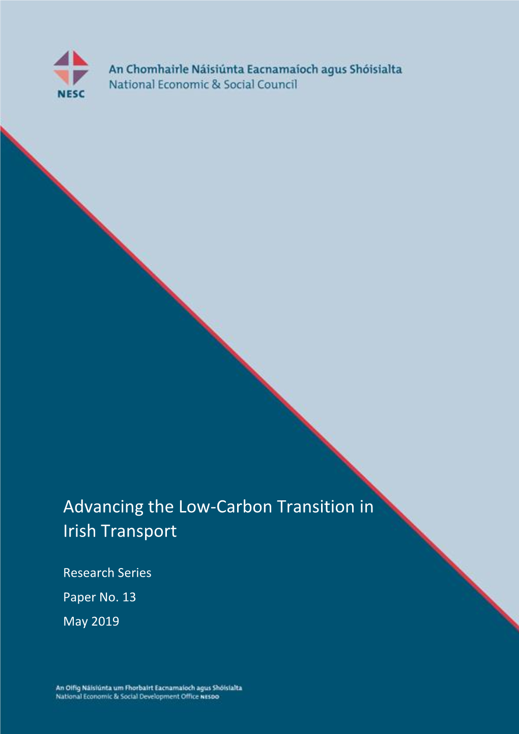 Advancing the Low-Carbon Transition in Irish Transport