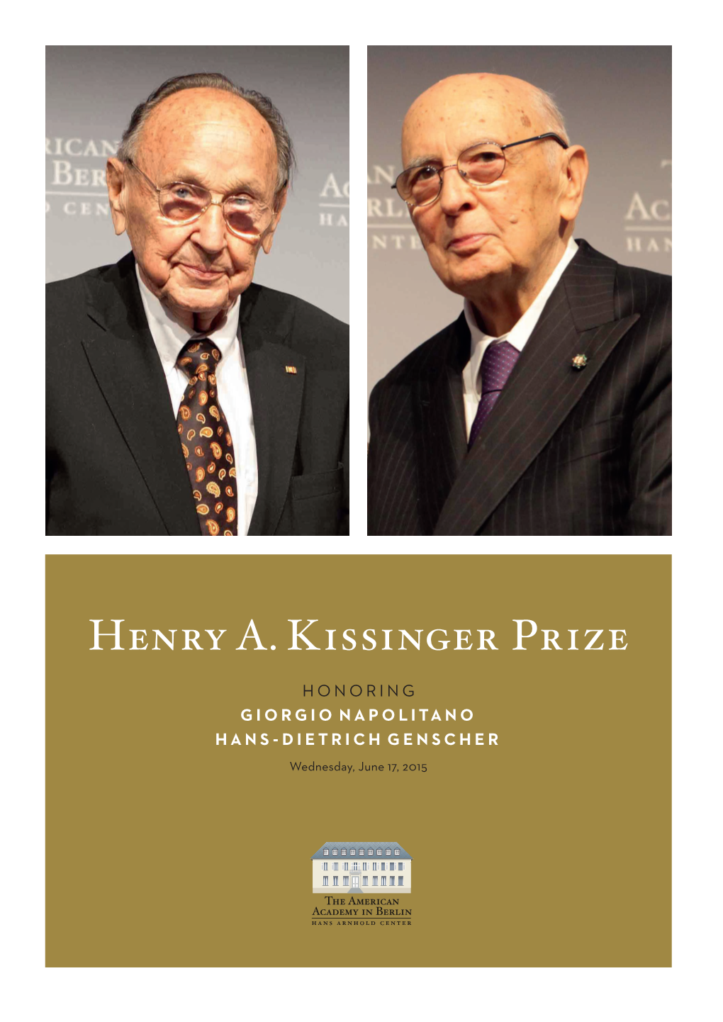 Henry A. Kissinger Prize