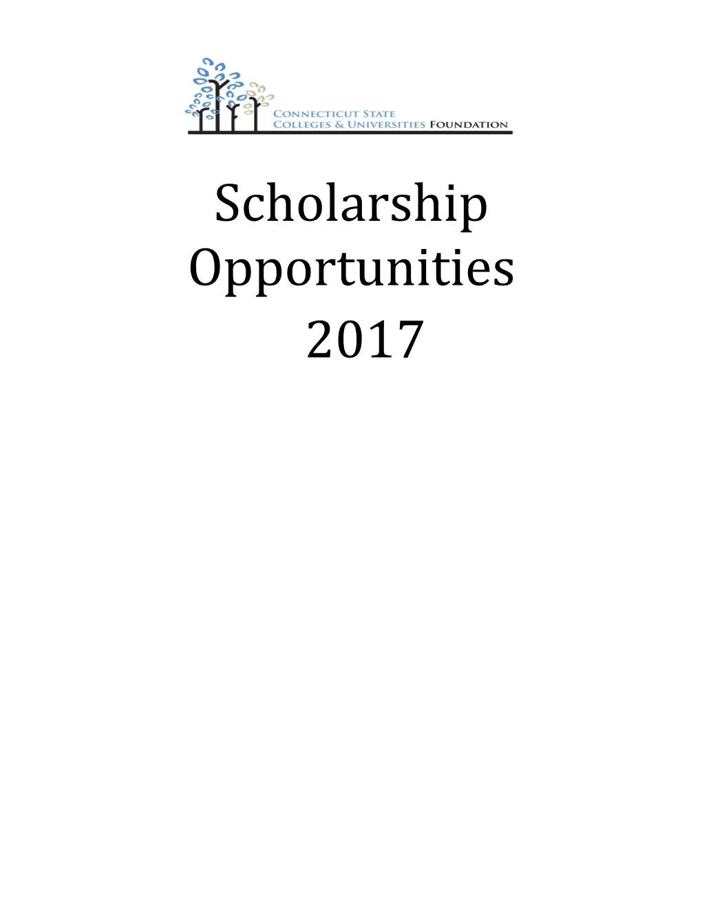 Scholarship Overview