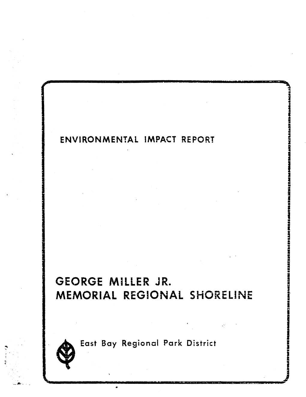 George Miller Jr. Memorial Regional Shoreline I· ~