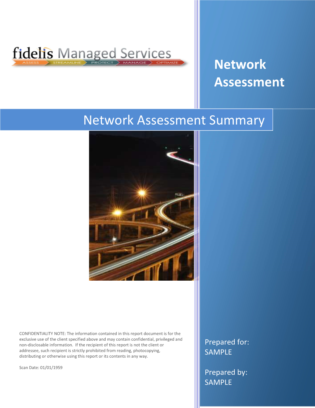 Network Assessment Network Assessment Summary