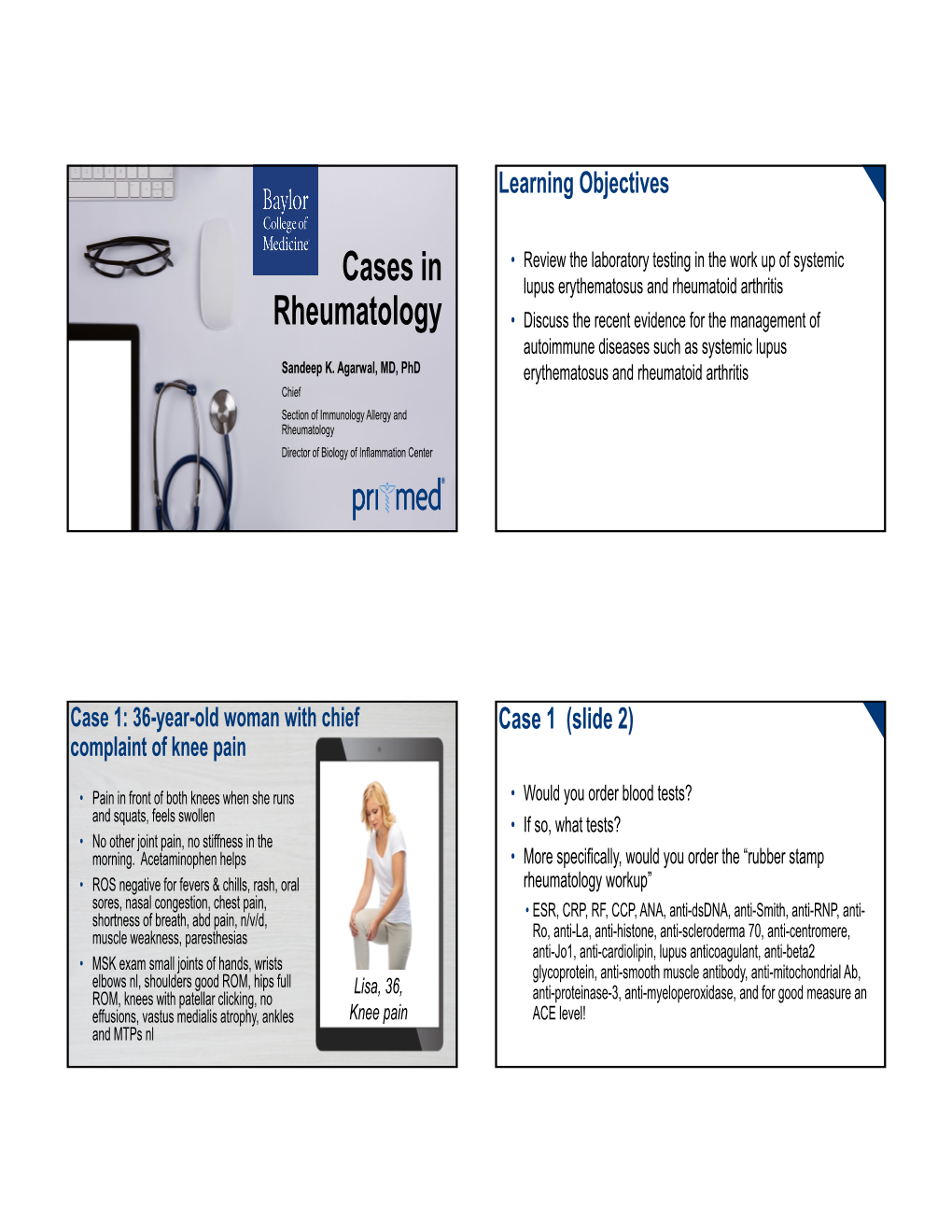 Cases in Rheumatology