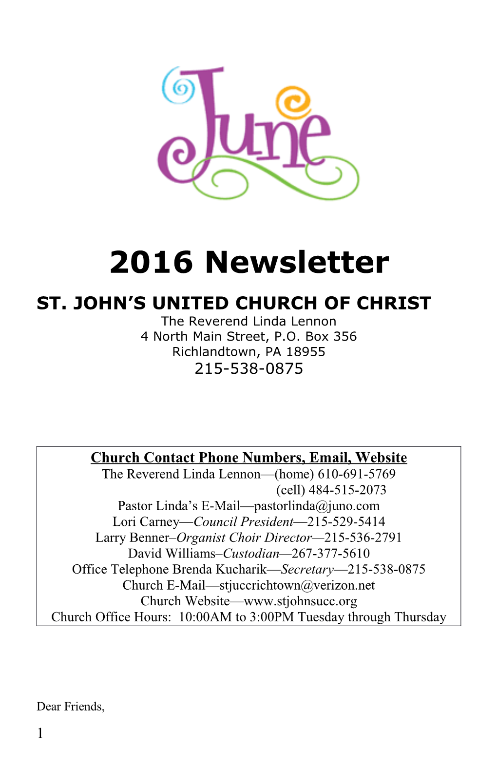 St. John S United Church of Christ