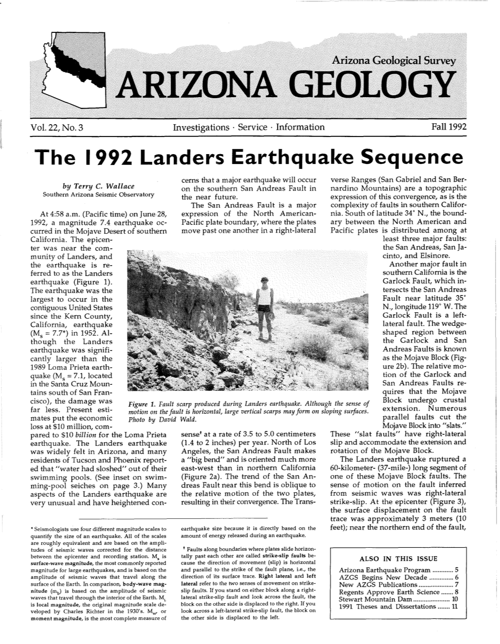 1992 | Landers Earthquake Sequence