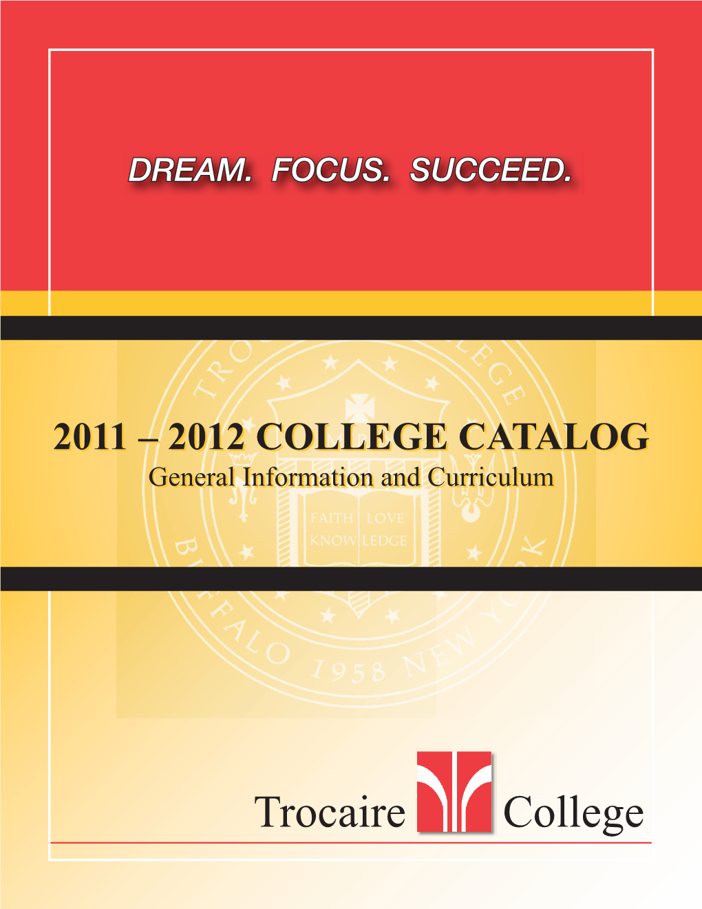 2012 College Catalog