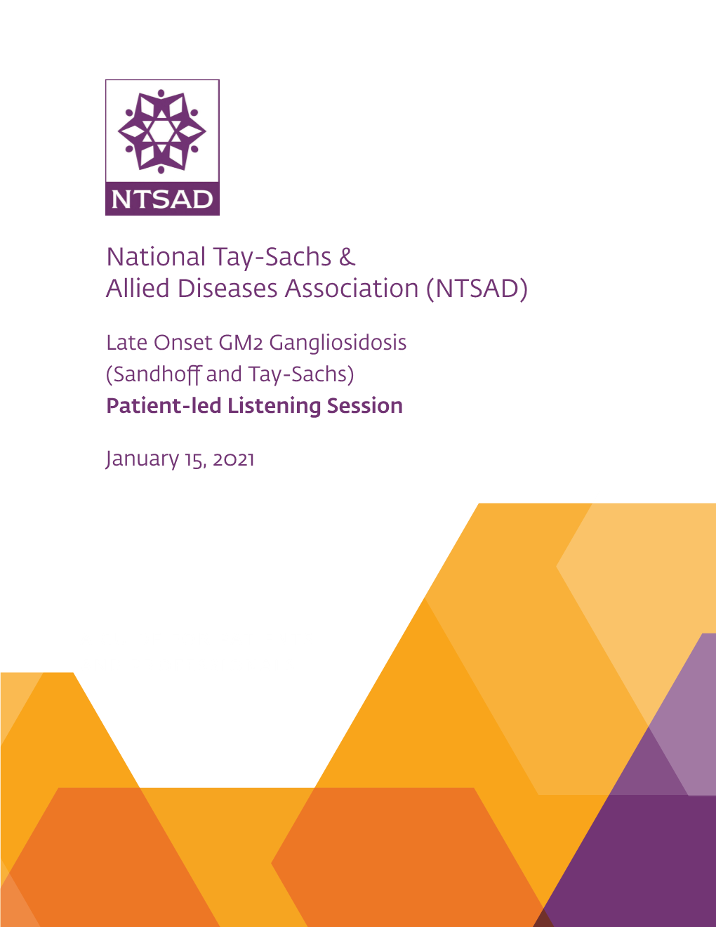 National Tay-Sachs & Allied Diseases Association (NTSAD)