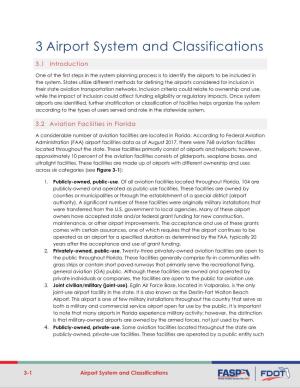 3 Airport System and Classifications