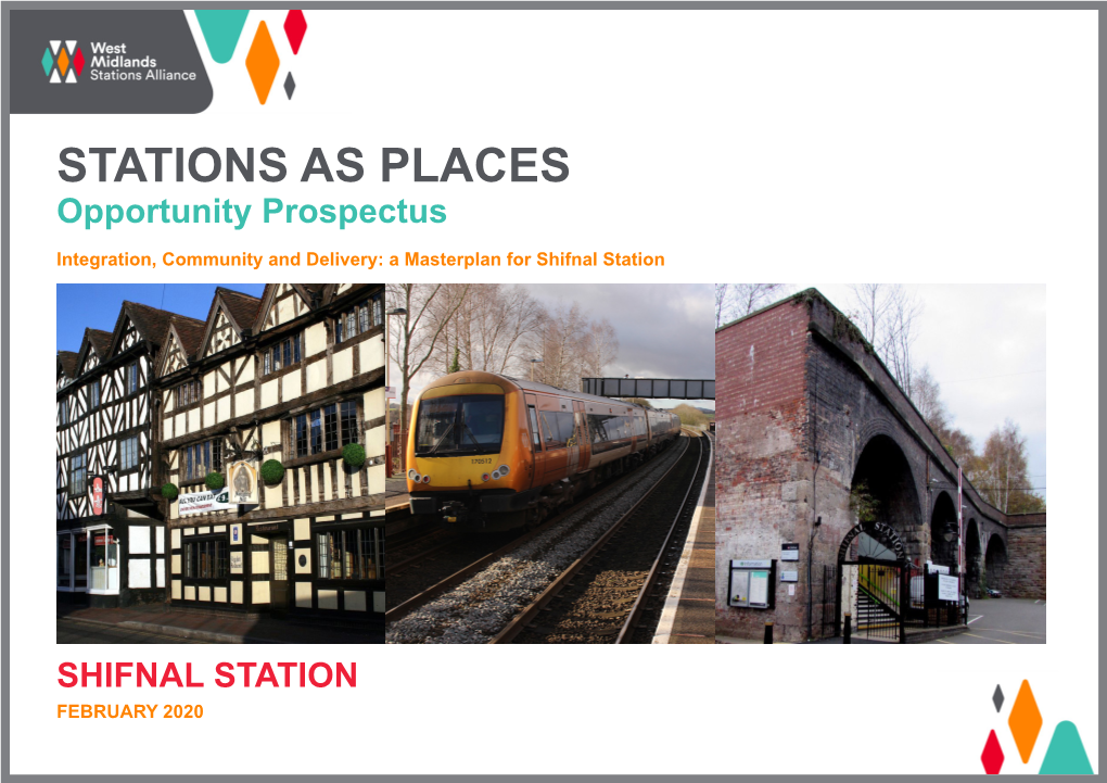 STATIONS AS PLACES Opportunity Prospectus