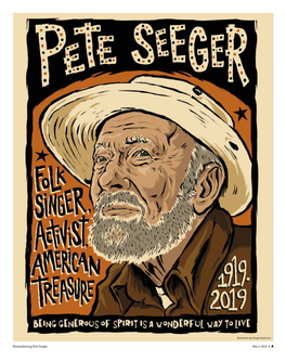 Pete Seeger May 3, 2019 | a by Chip Rowe